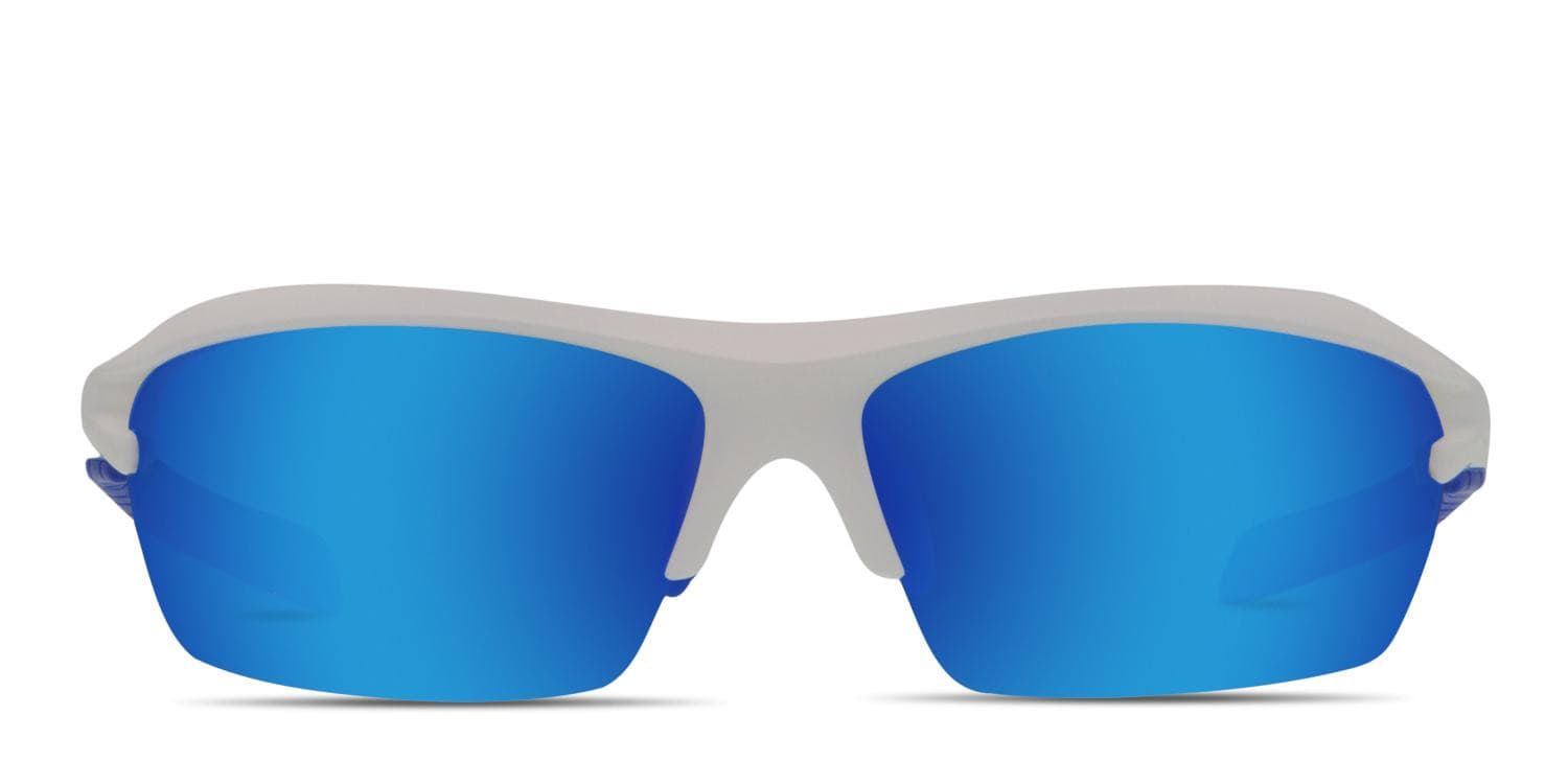 Progear Racer S-1283 White, Blue glasses - White / Blue - Frontal View