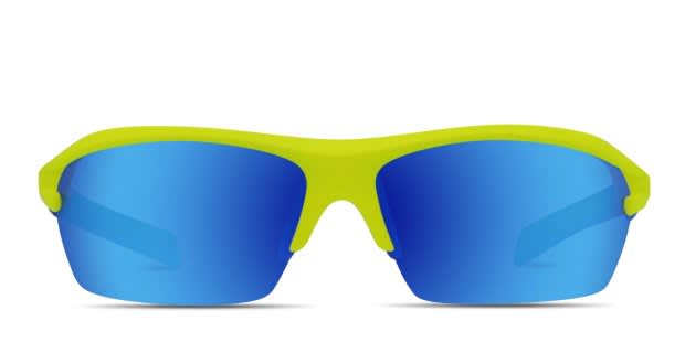 Progear Racer S-1283 Yellow, Blue Prescription Sunglasses - 50