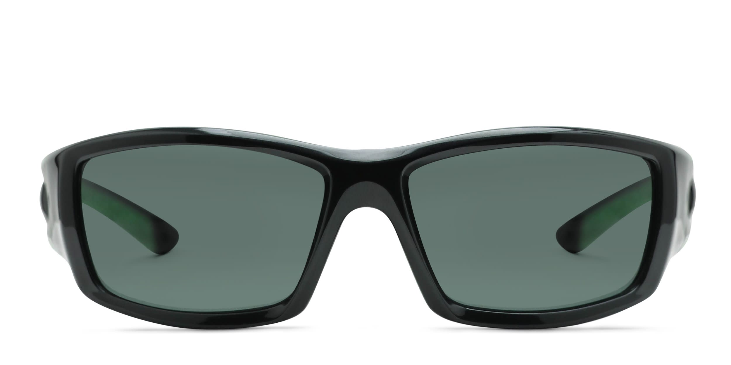 Eyres Titanic Shiny Black (Non-Rx-able) glasses - Shiny Black - Frontal View