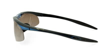 Panlees S866 Black/Blue w/Clip-On glasses - Black / Blue - Side View