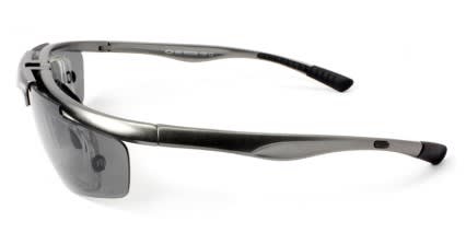 Panlees S980 Gray Inner-ClipOn Polarized glasses - Gray - Side View