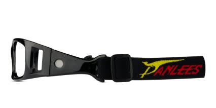 Panlees DE495 Black w/White glasses - Black - Side View