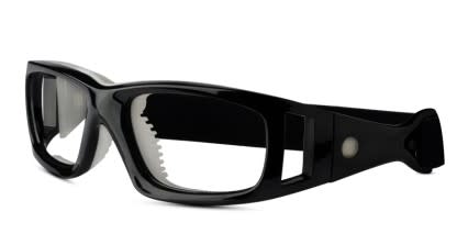 Panlees DE495 Black w/White glasses - Black - Angle View