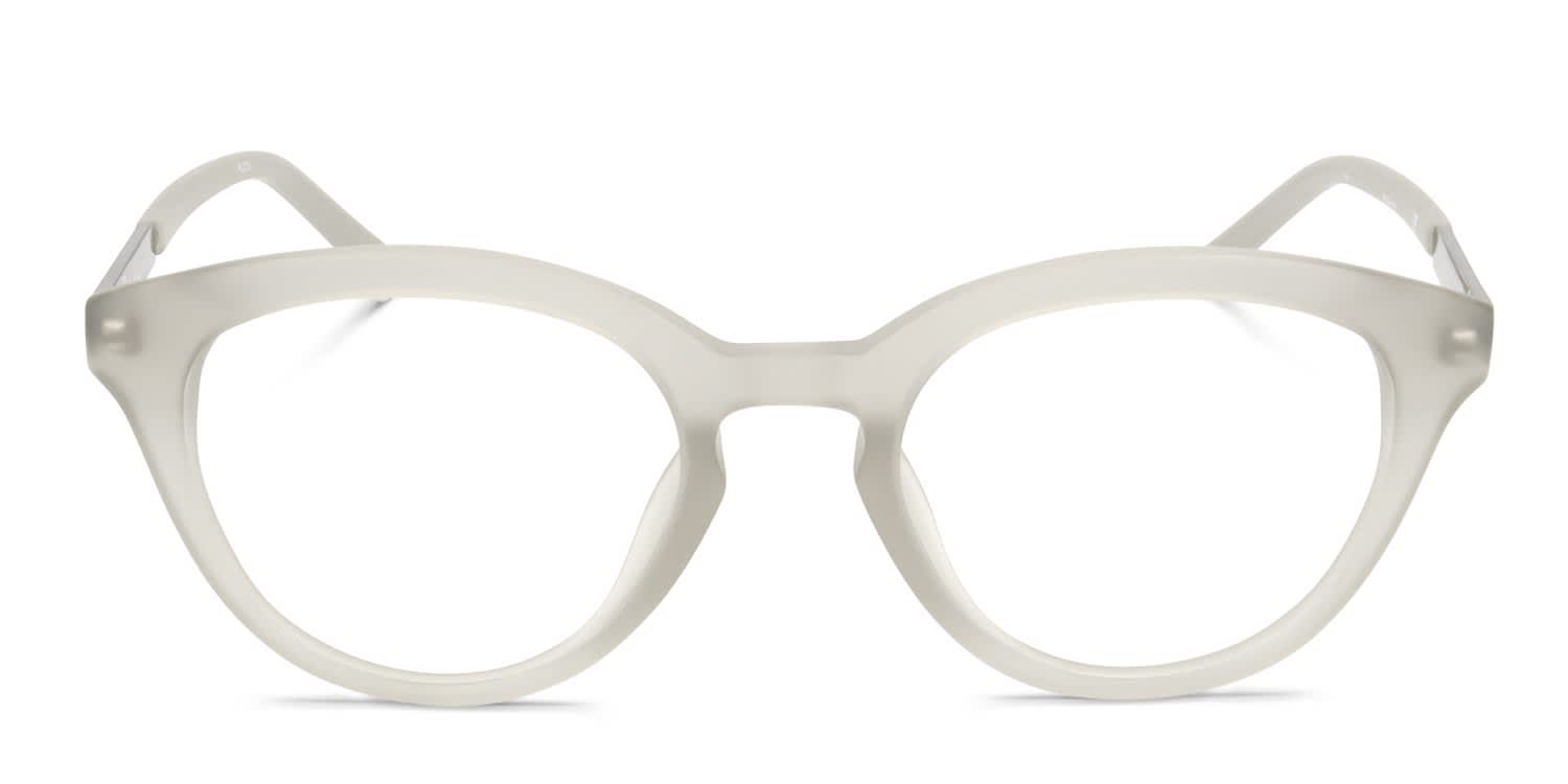 Linda Farrow PL27 White glasses - White - Frontal View