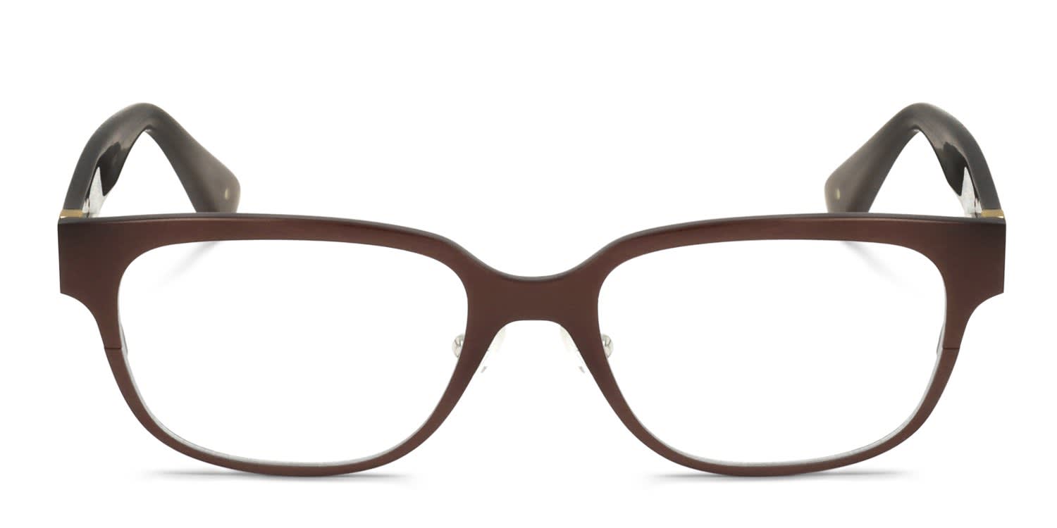 Linda Farrow PL58 Bronze glasses - Bronze - Frontal View