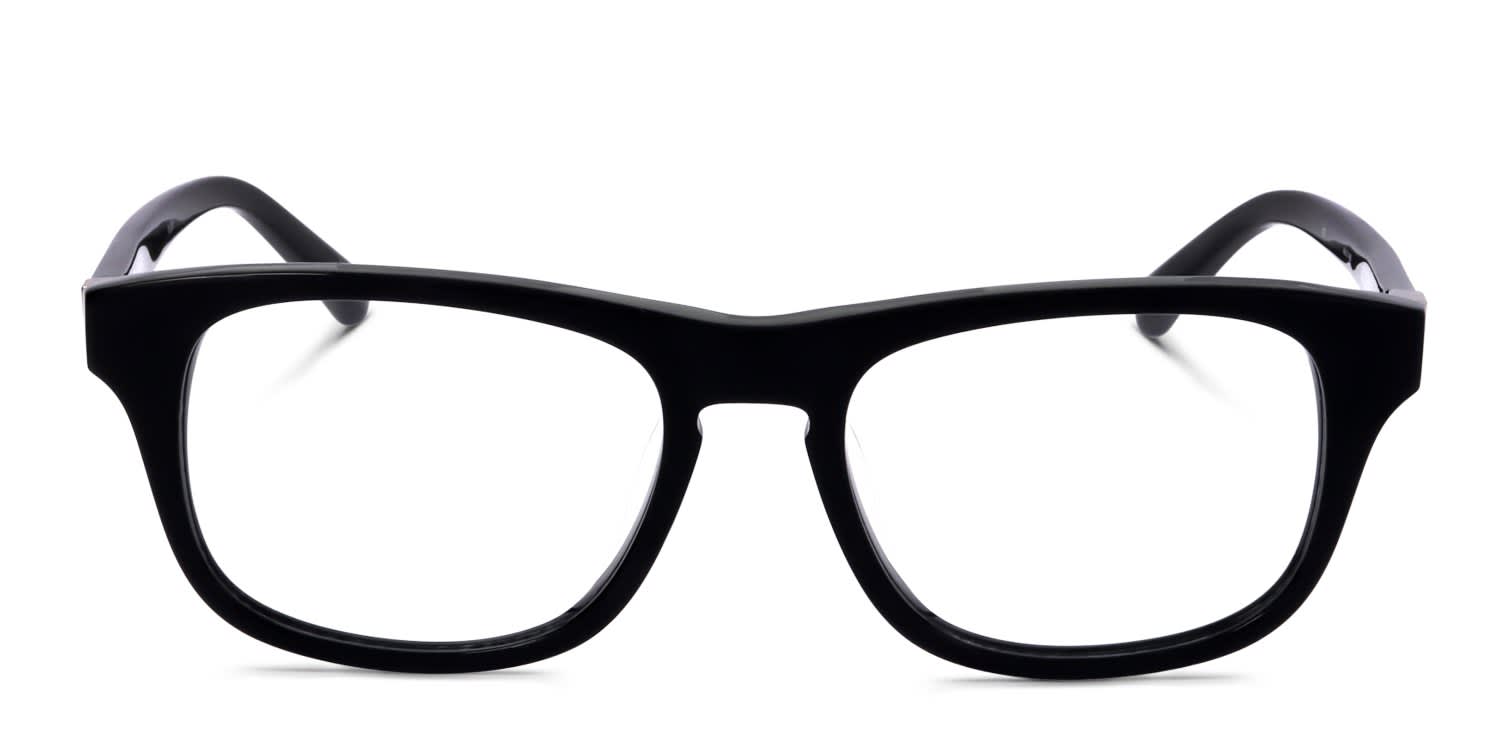 Linda Farrow PL88 Black glasses - Black - Frontal View