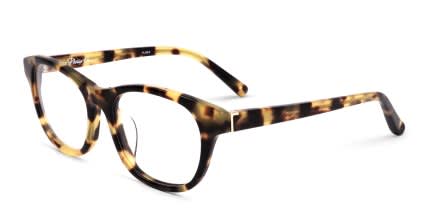 Linda Farrow PL89 Tortoise glasses - Tortoise - Angle View