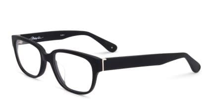 Linda Farrow PL22 Black glasses - Black - Angle View