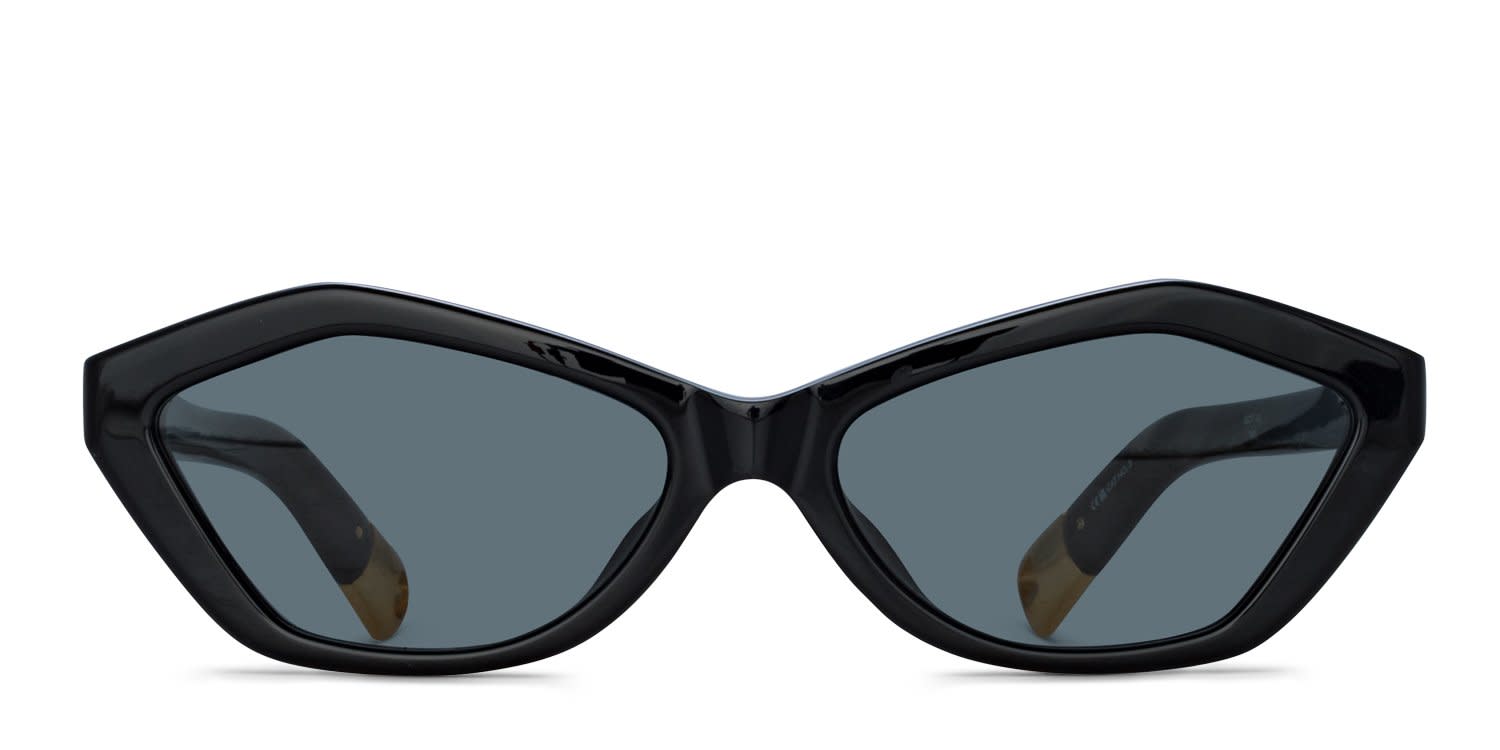 Jacquemus Bambino Shiny Black glasses - Shiny Black - Frontal View