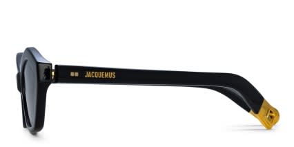 Jacquemus Bambino Shiny Black glasses - Shiny Black - Side View