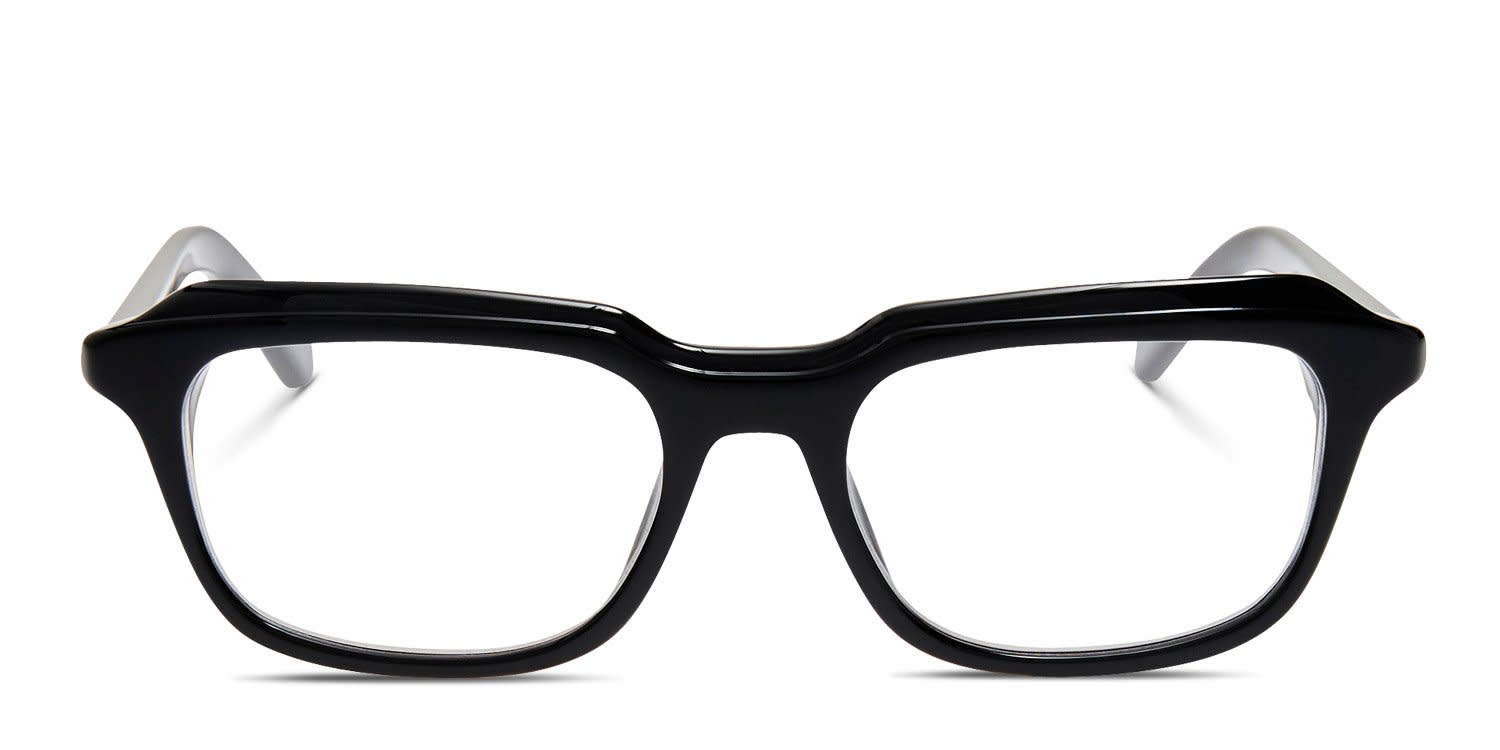 Jacquemus Citta Shiny Black glasses - Shiny Black - Frontal View