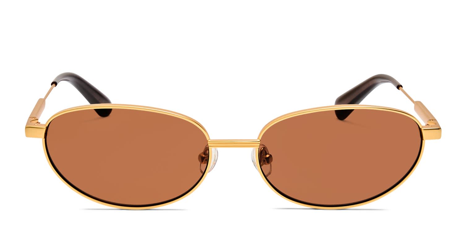 Adidas OR0123 Gold, Brown Prescription Sunglasses
