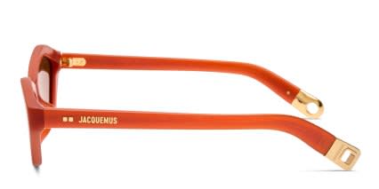 Jacquemus Bambino Brown glasses - Brown - Side View