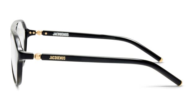Jacquemus Jac148 Shiny Black Prescription Eyeglasses