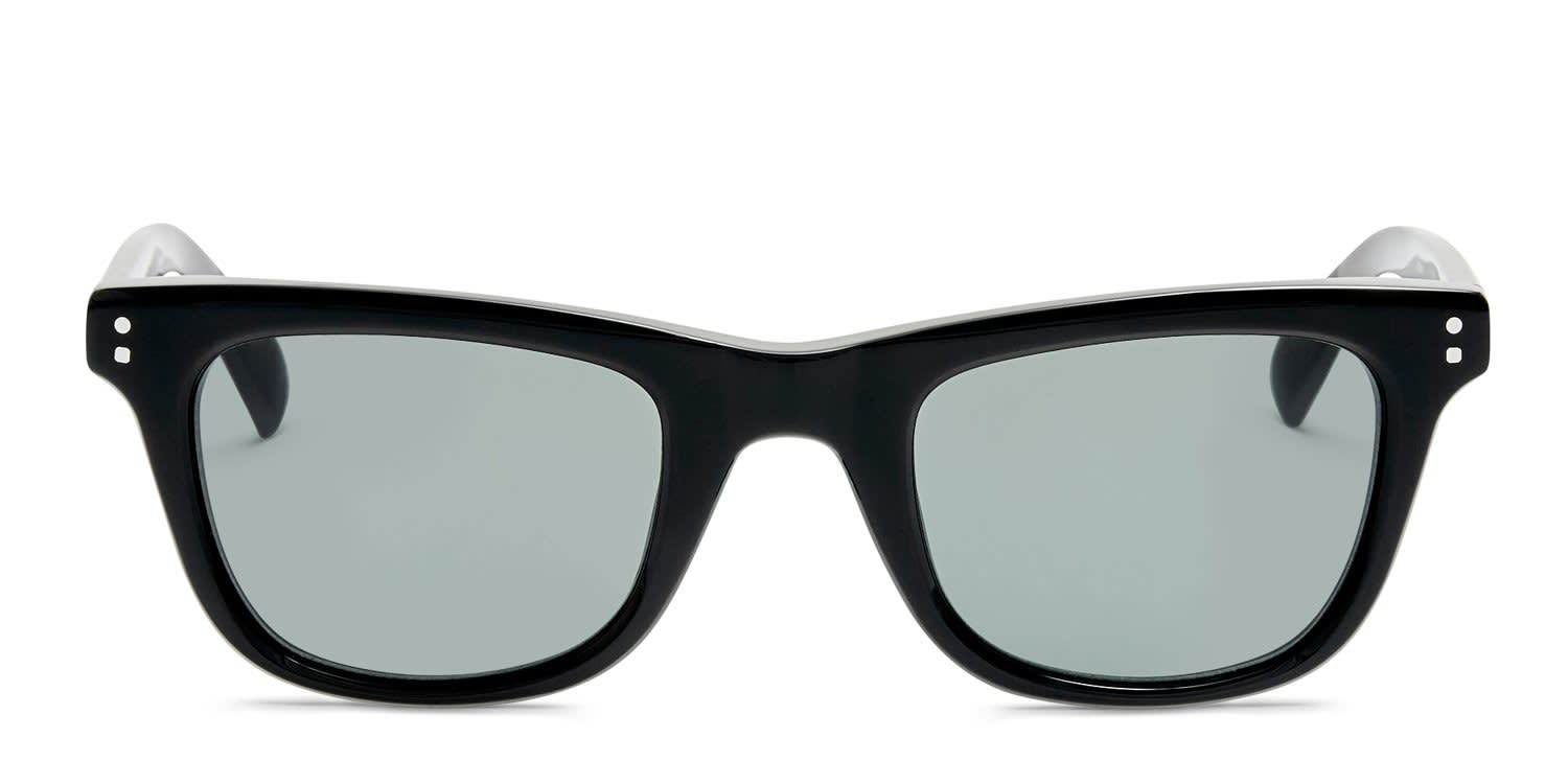 Jacquemus Jac153 Black glasses - Black - Frontal View