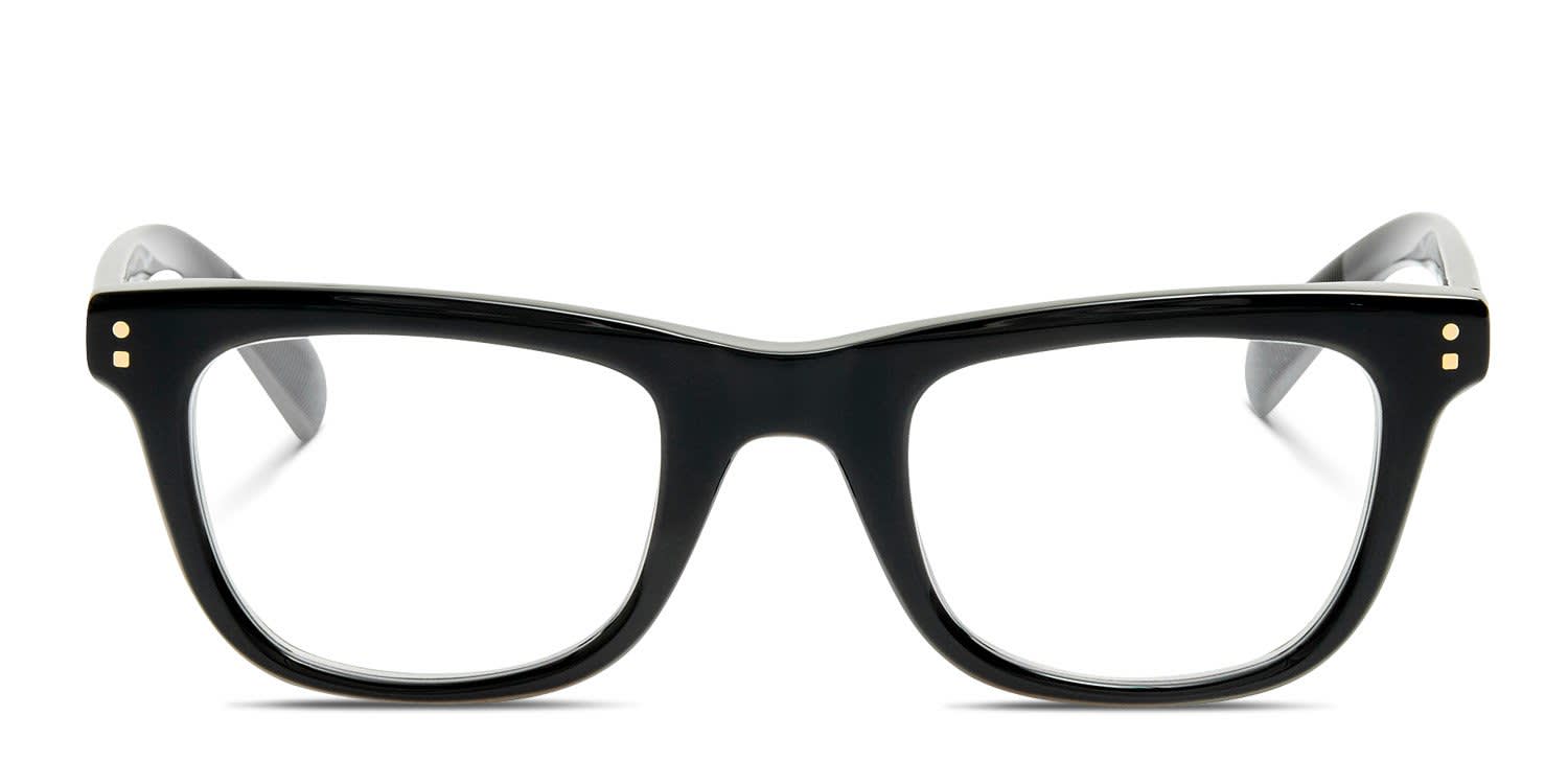 Jacquemus Jac153 Shiny Black glasses - Shiny Black - Frontal View
