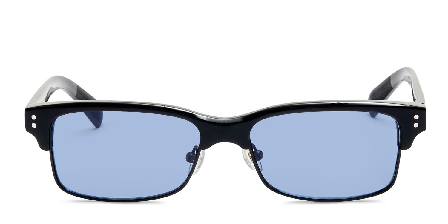Jacquemus Jac155 Black glasses - Black - Frontal View