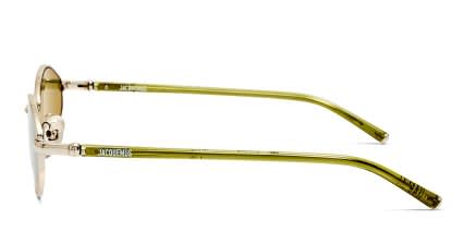 Jacquemus Jac160 Silver glasses - Silver - Side View