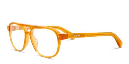 Jacquemus Altu Orange glasses - Orange - Angle View