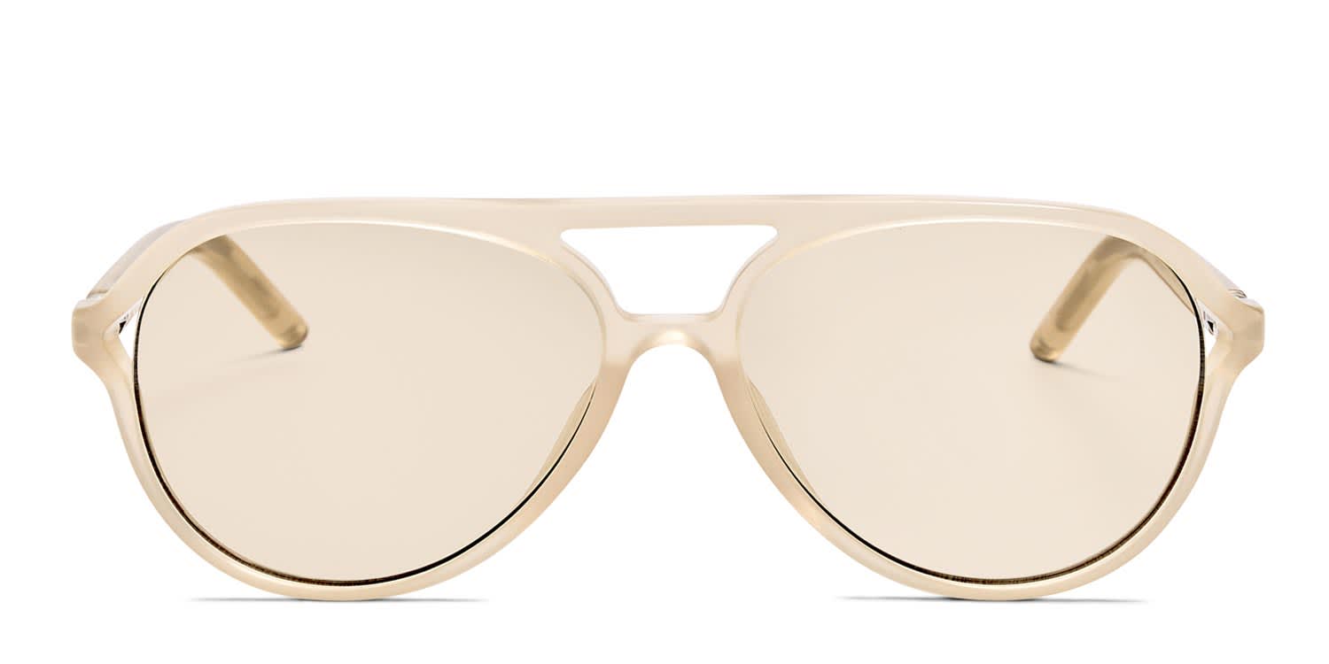 Jacquemus Jac148 Beige glasses - Beige - Frontal View