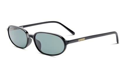 Jacquemus JAC227 Shiny Black glasses - Shiny Black - Angle View