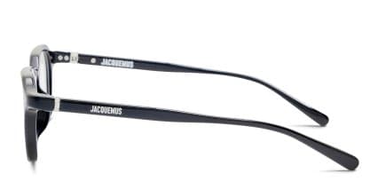 Jacquemus JAC215 Shiny Black glasses - Shiny Black - Side View