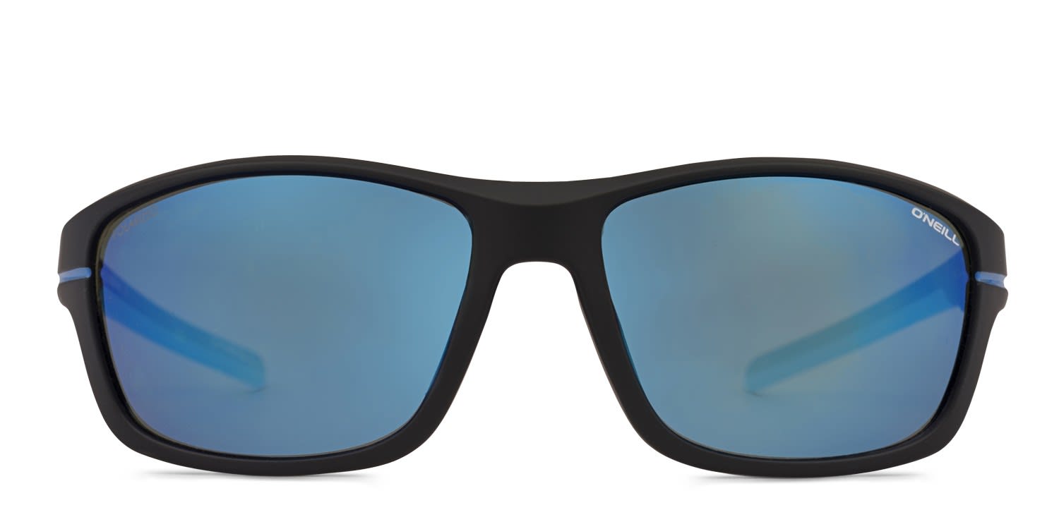 Pentax ZT35 Shiny Black, Blue Prescription Sunglasses - 50