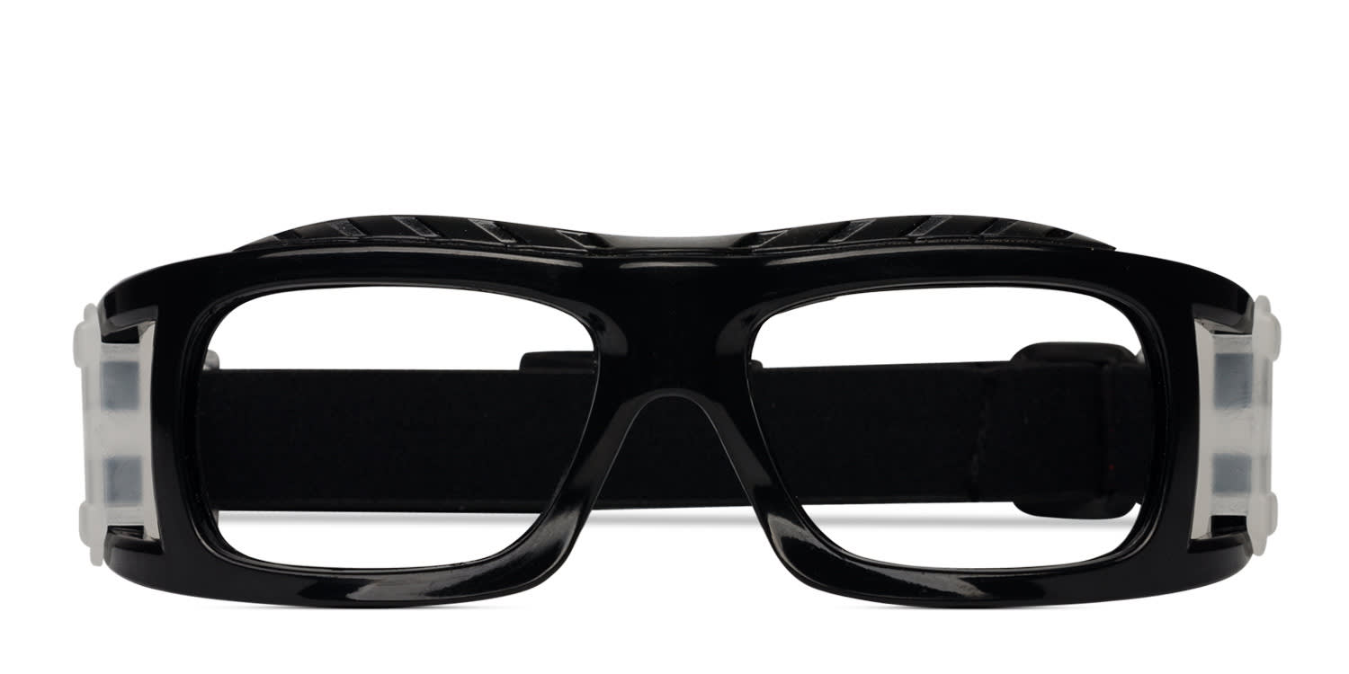 Panlees JH731 Black NA glasses - Black - Frontal View
