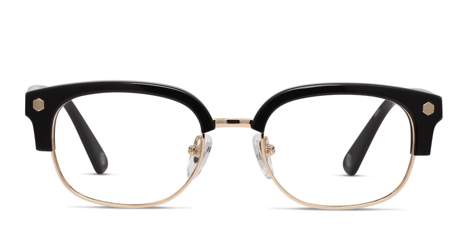 Muse Elliot Kids Black, Gold glasses - Black / Gold - Frontal View