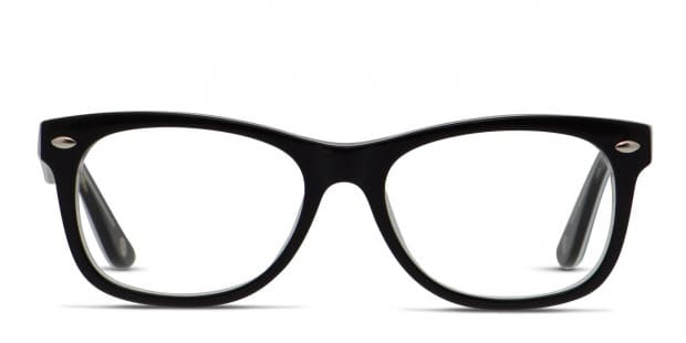 Muse M Classic Kids Black Clear White Eyeglasses Includes FREE