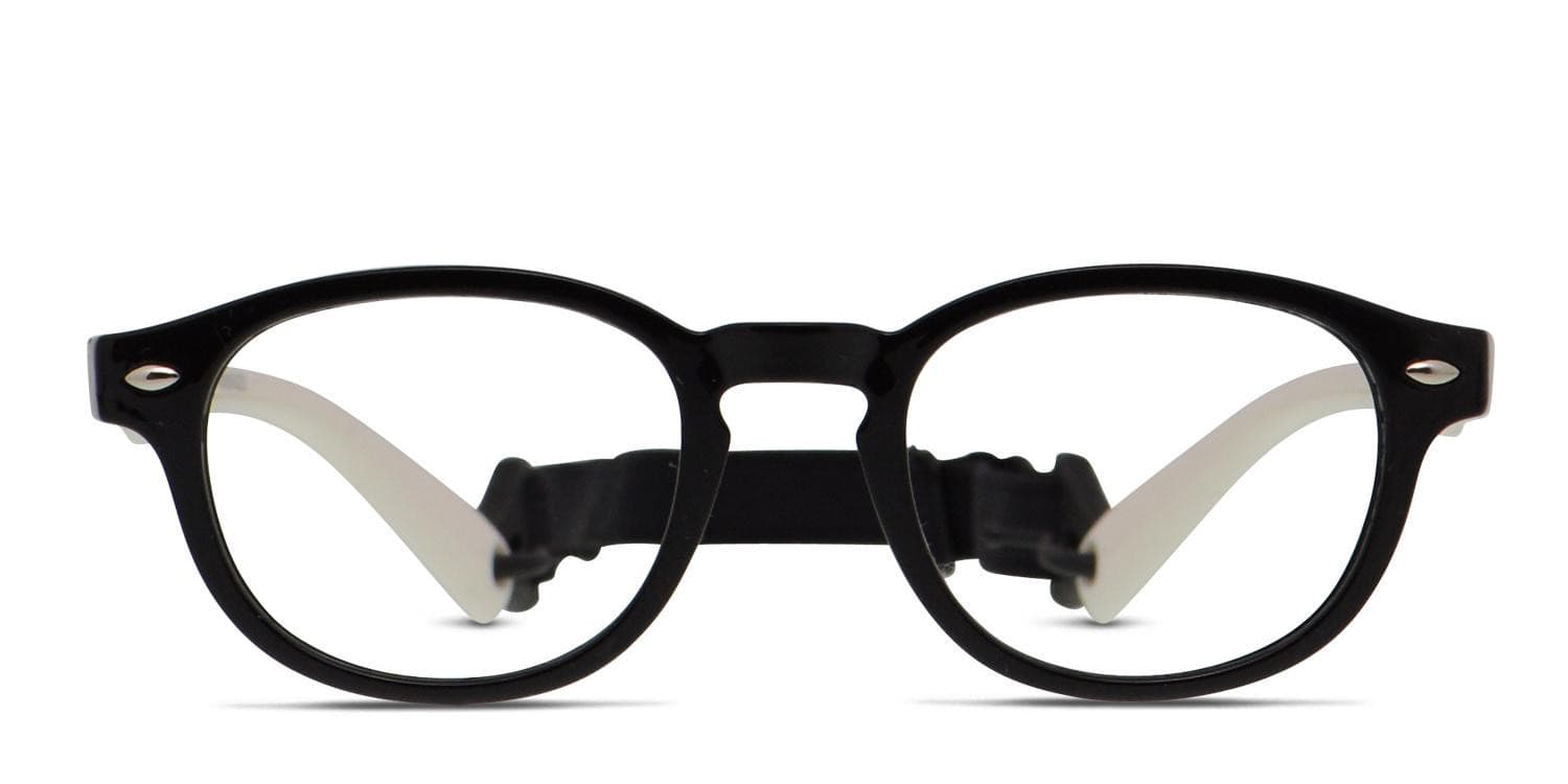 Revel Lyndon Kids Black/White glasses - Black / White - Frontal View
