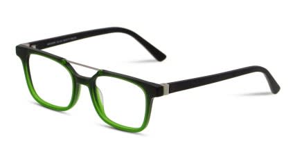 Aventador Green/Black Kids glasses - Green / Black - Angle View