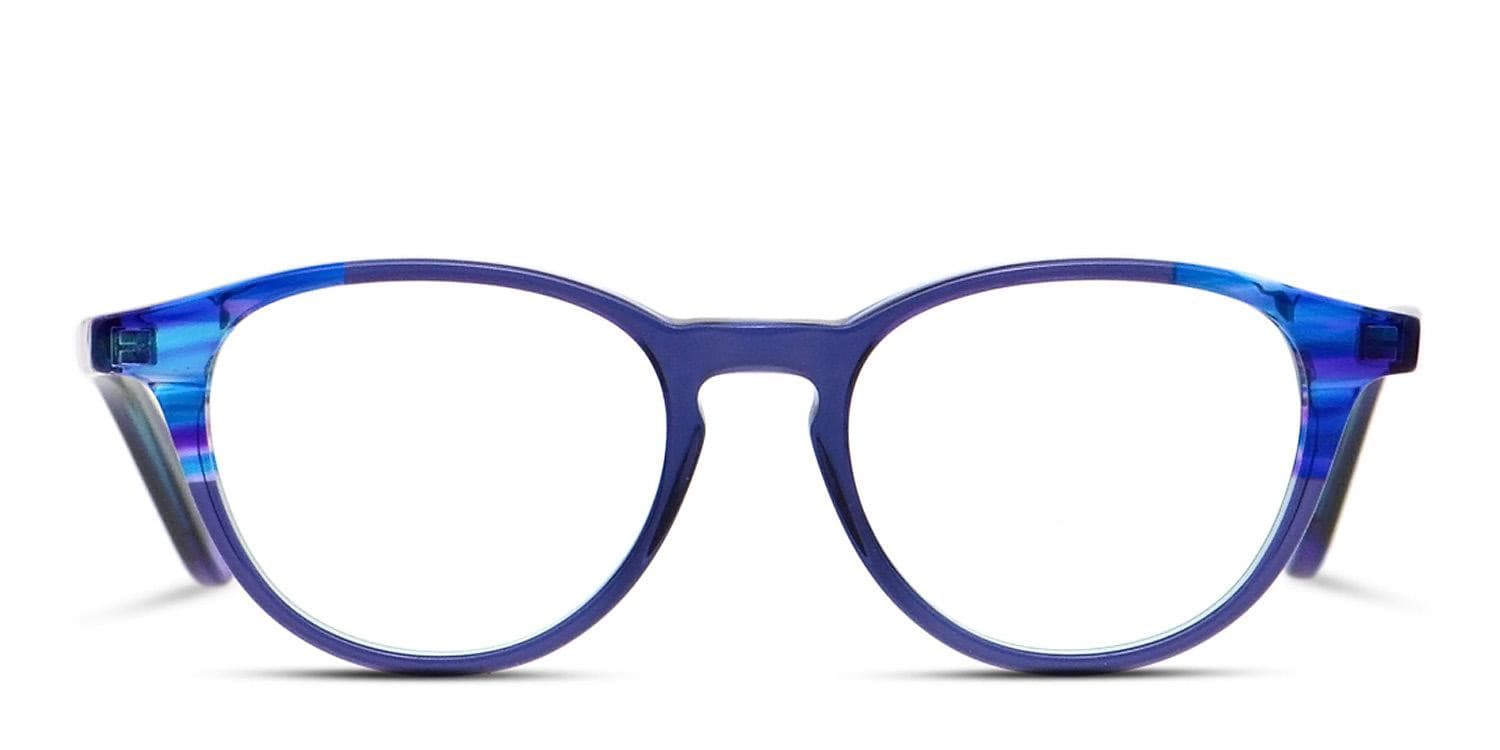 Giulietta Kids Clear Purple, Blue glasses - Purple / Blue / Clear - Frontal View