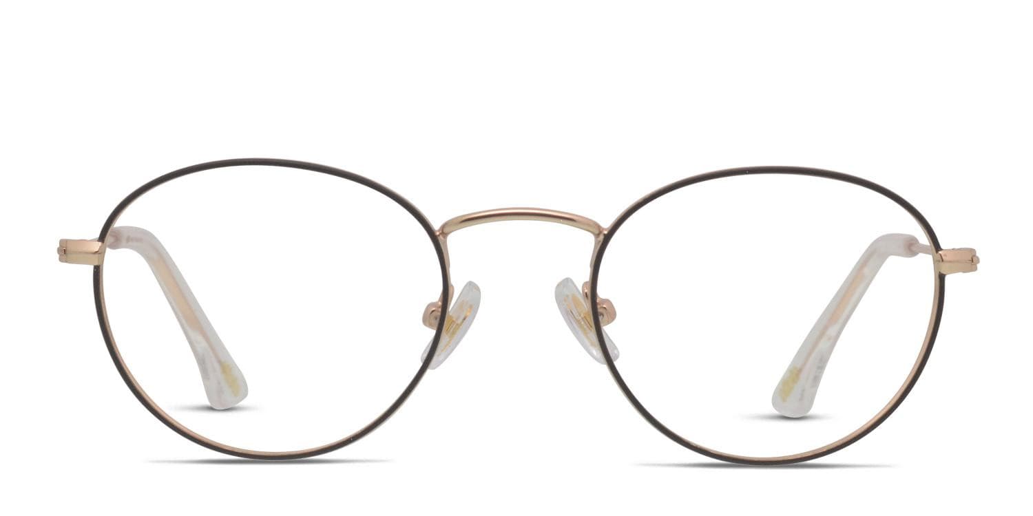 IENA - Rii Ottoto Sonya Kids Black/Gold Eyeglasses | Includes FREE Rx
