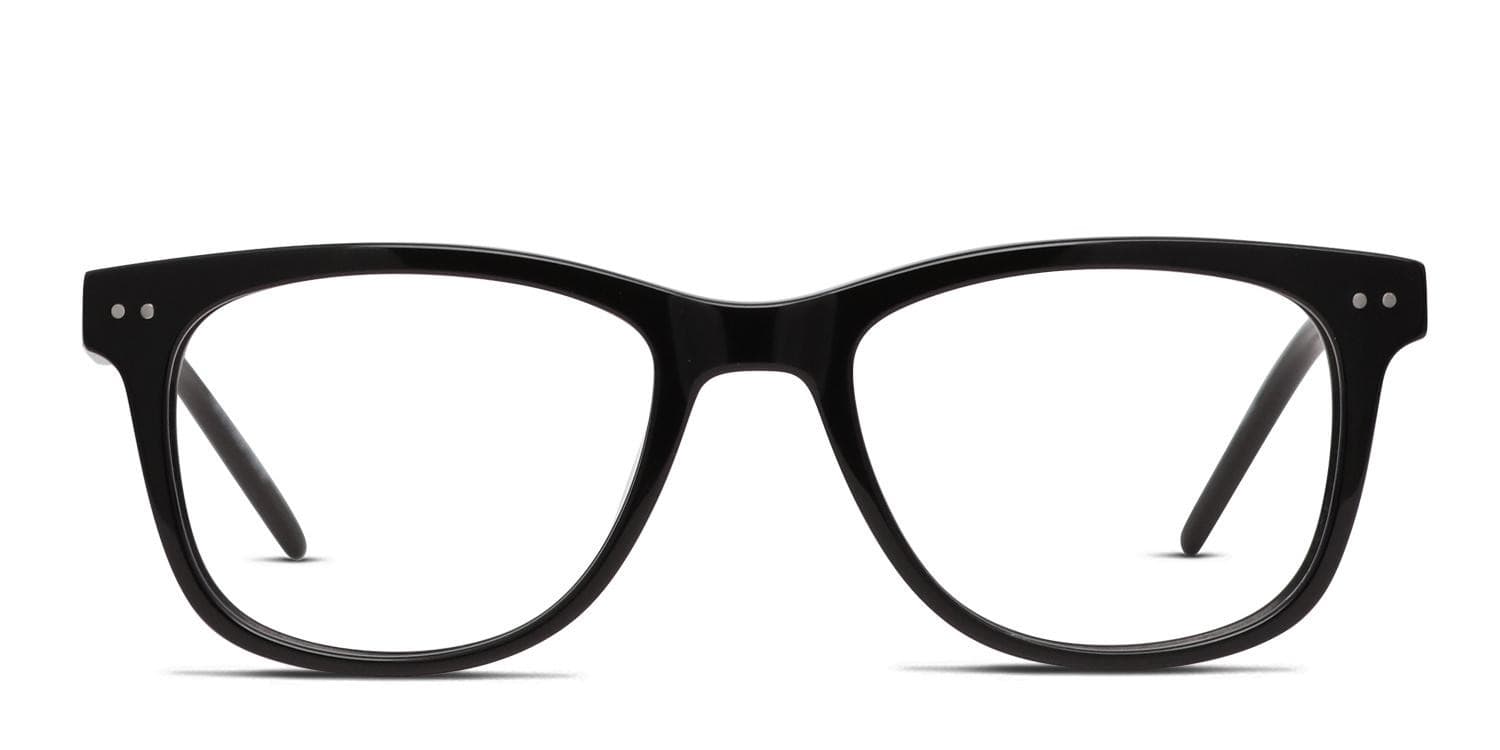 Olos Big John Shiny Black Kids glasses - Shiny Black - Frontal View