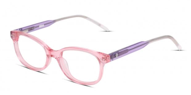 Olos Emmeline Pink/Clear/Purple Kids Eyeglasses | Includes