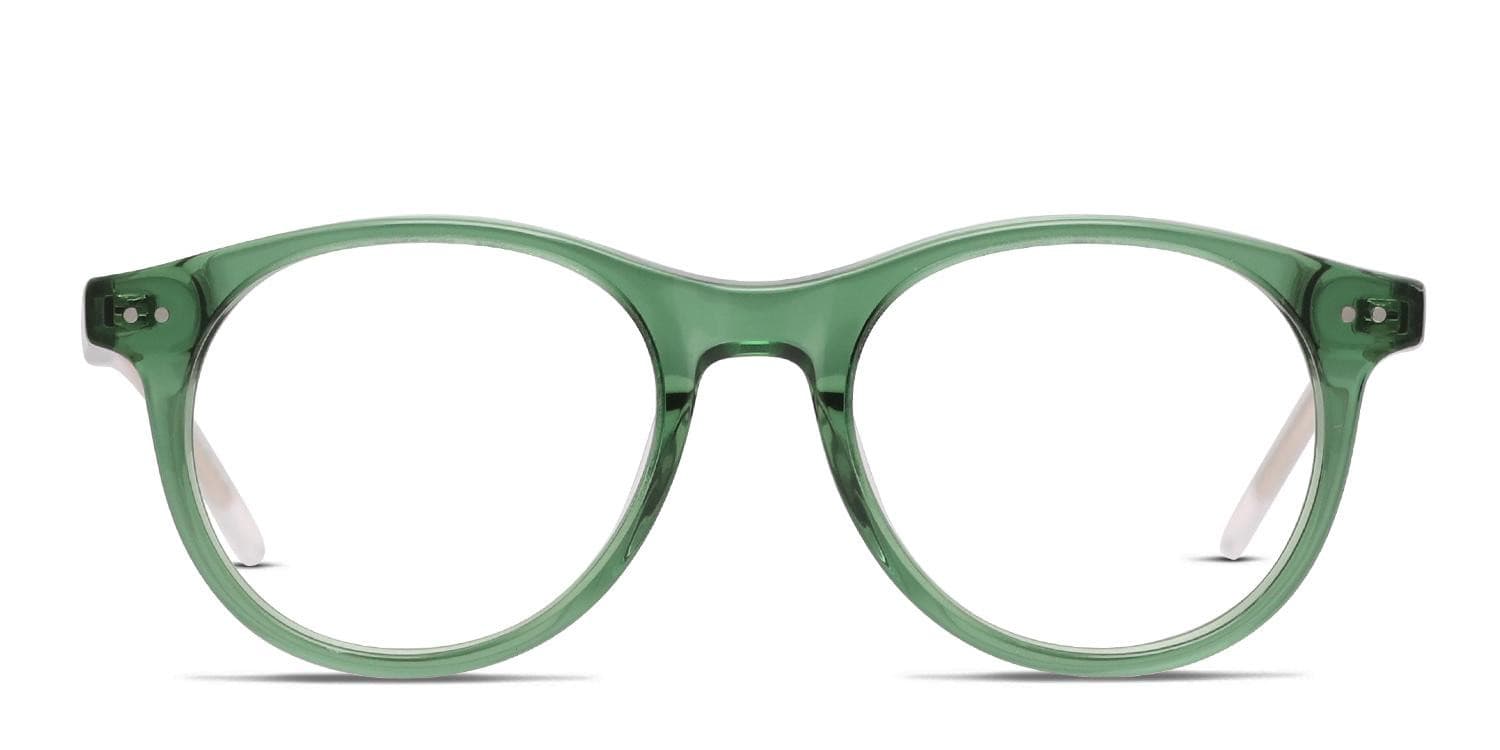 Olos Fletcher Kids Green, Clear glasses - Green / Clear - Frontal View