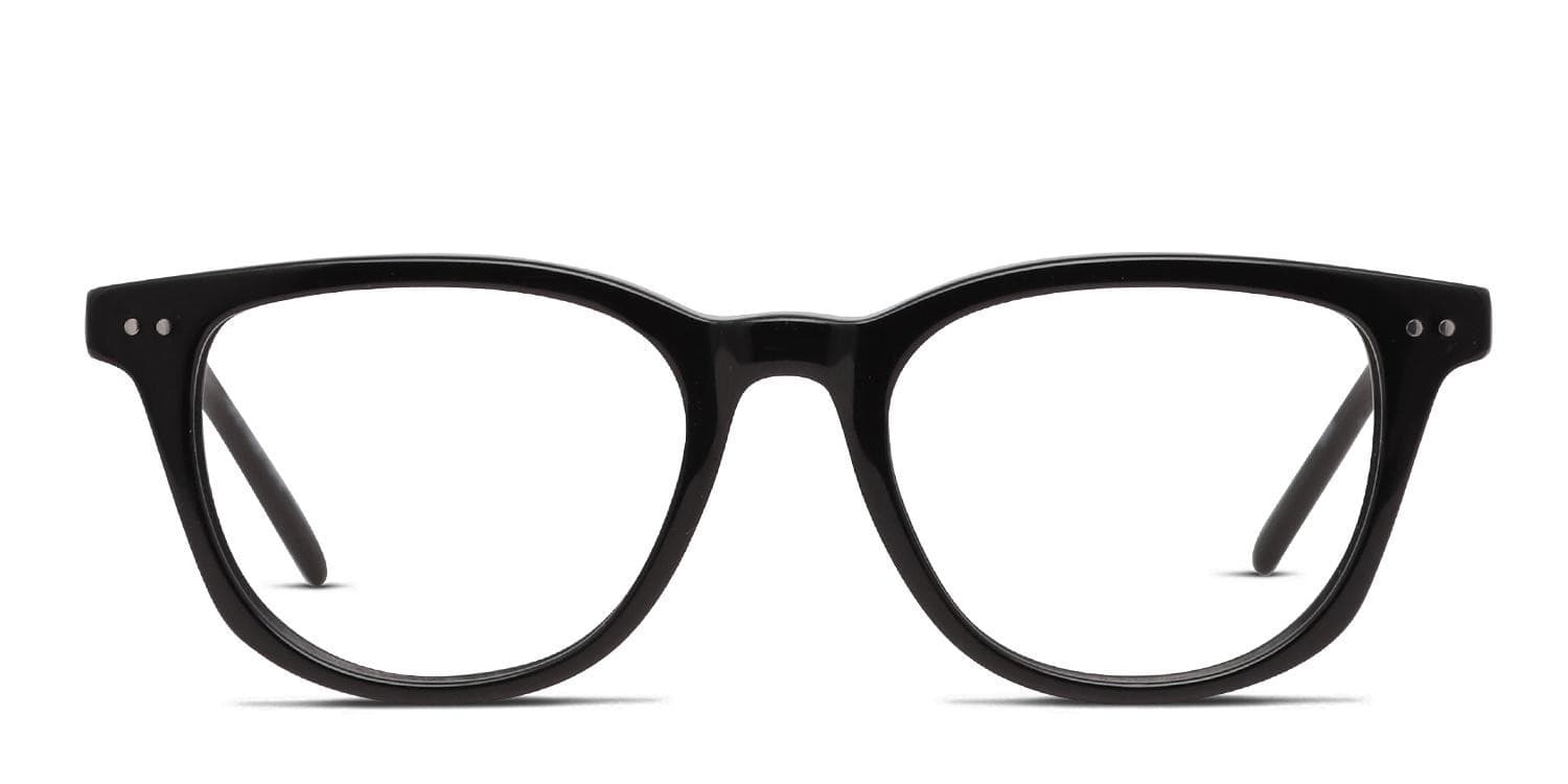 Olos Tiera Kids Shiny Black glasses - Shiny Black - Frontal View