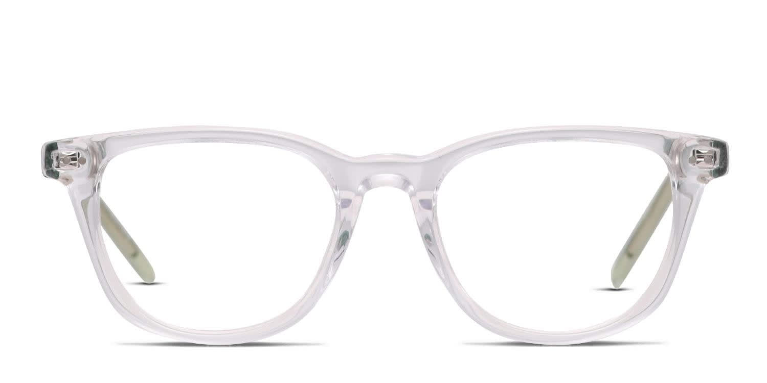Olos Tiera Kids Clear, Green glasses - Clear / Green - Frontal View