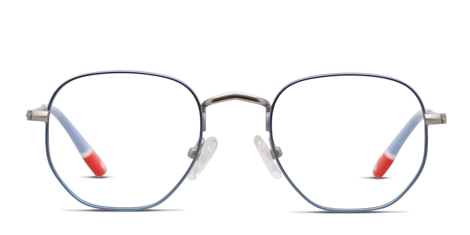 Olos Instrumental Kids Blue, Silver glasses - Blue / Silver - Frontal View