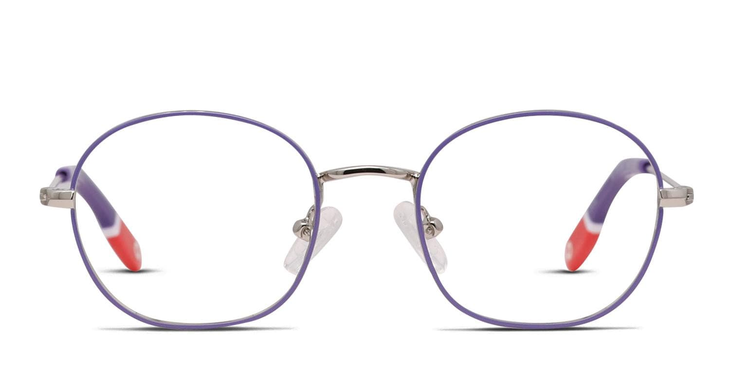 Olos Academic Kids Purple, Silver glasses - Purple / Silver - Frontal View