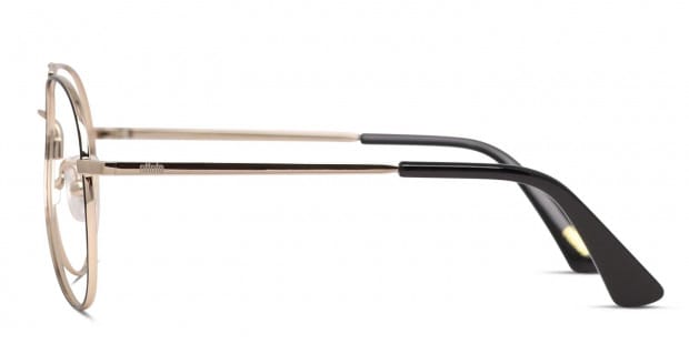 とっと。 Ottoto Aerial Kids Black/Gold Eyeglasses | Includes FREE Rx