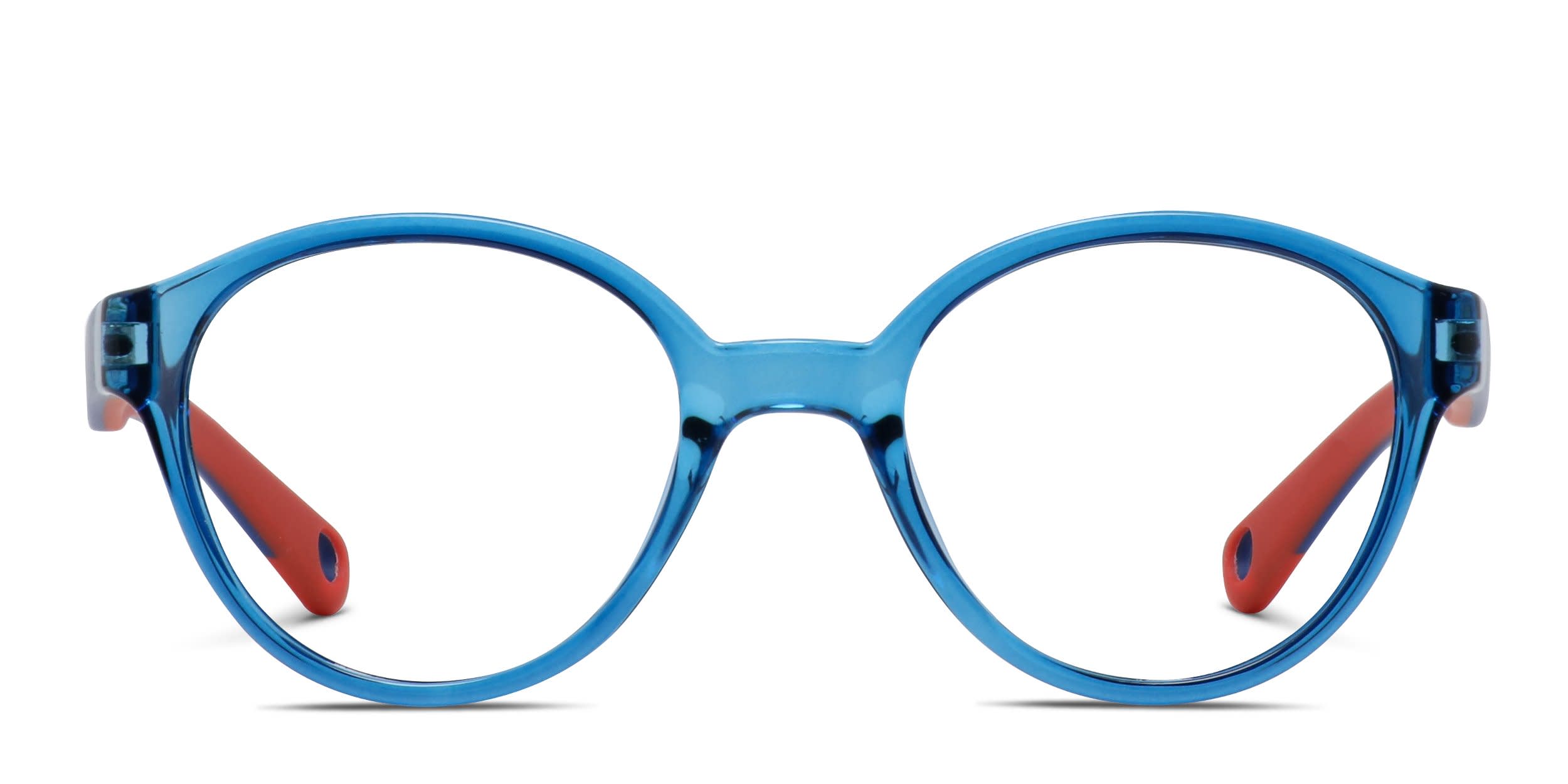 Olos Pastime Kids Blue, Clear glasses - Blue - Frontal View