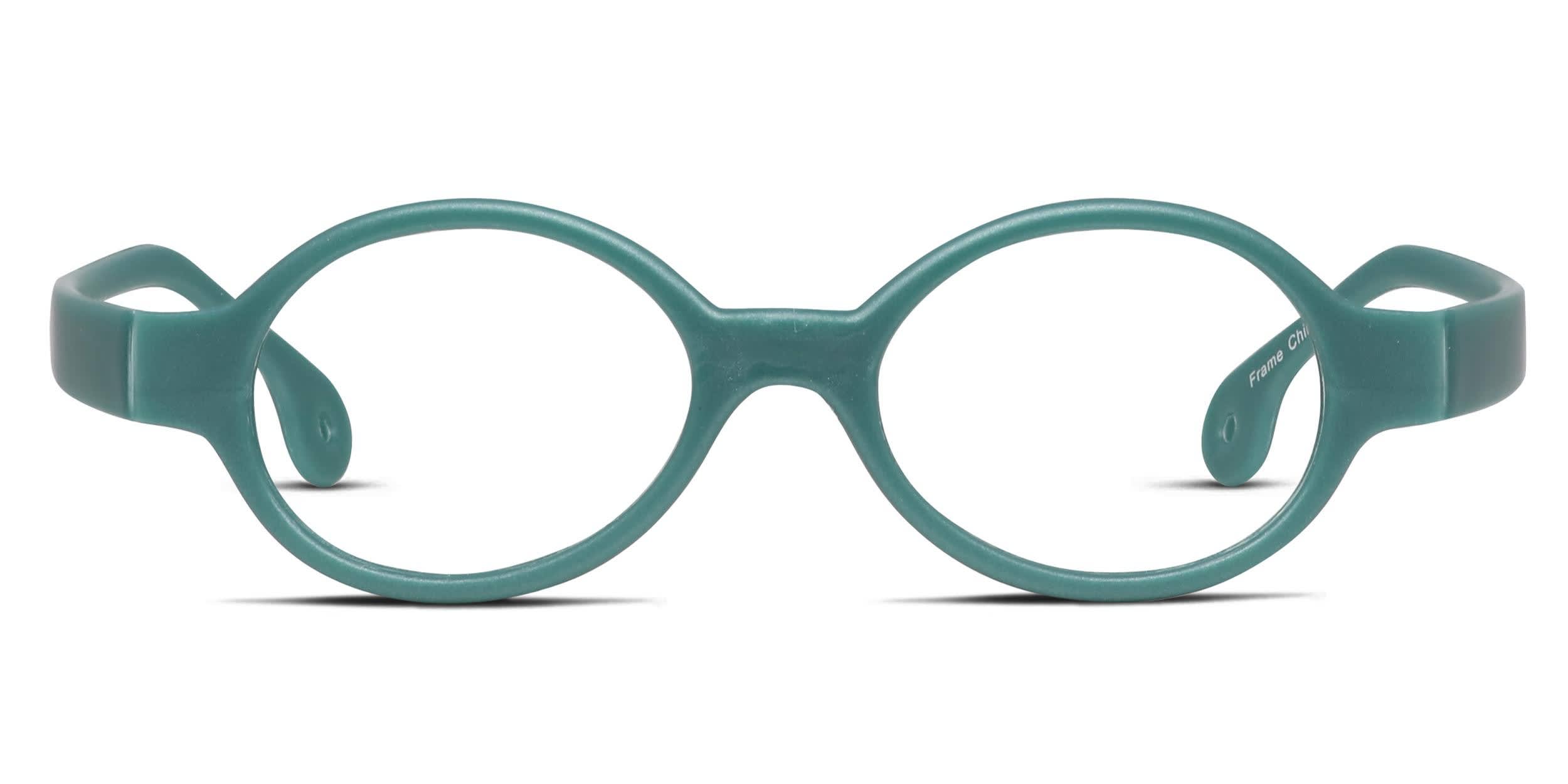 Curl Kids Green glasses - Green - Frontal View