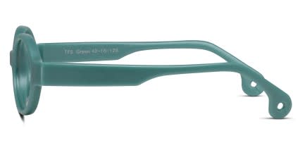 Curl Kids Green glasses - Green - Side View