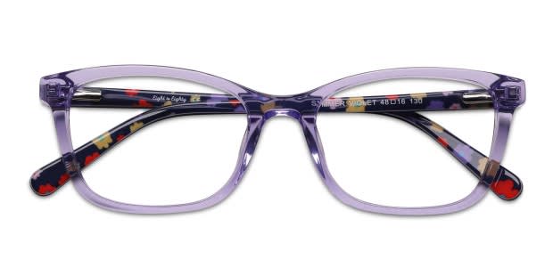 Quiller Kids Purple Prescription Eyeglasses