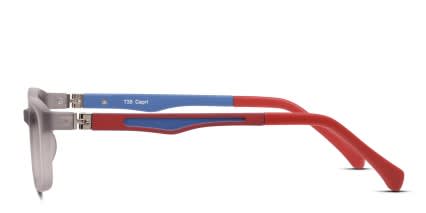 Trent Kids Gray glasses - Gray - Side View