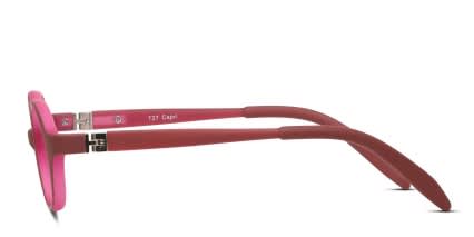 Delphine Kids Red glasses - Red - Side View