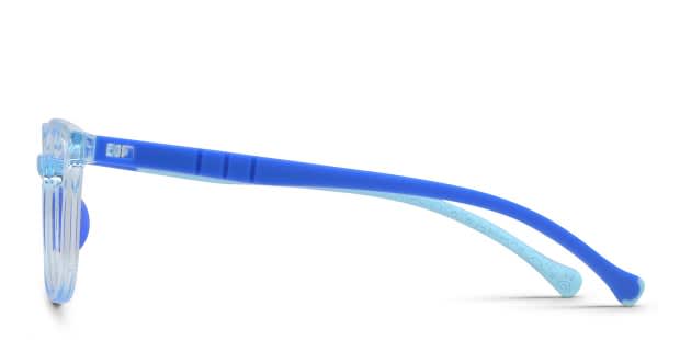 Weaver Kids Blue, Clear Prescription Eyeglasses