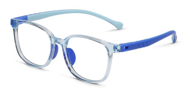 eyewater ver. High school（Blue）ハシヅメユウヤ Weaver Kids Blue, Clear Prescription Eyeglasses